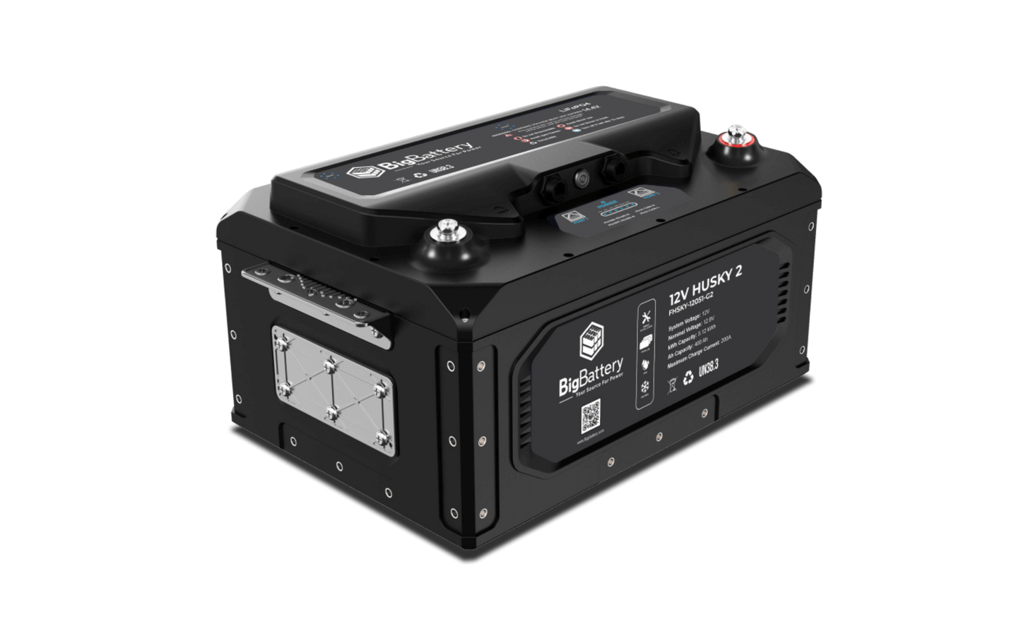 Big Battery 12V HUSKY 2 – LiFePO4 – 400Ah – 5.12kWh - FHSKY-12051-G2