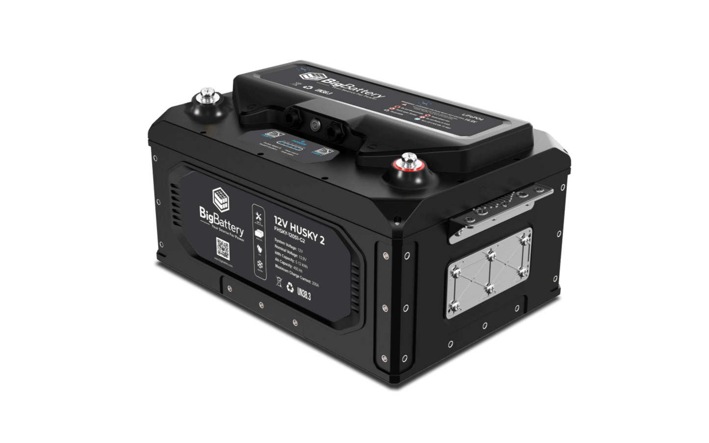 Big Battery 12V HUSKY 2 – LiFePO4 – 400Ah – 5.12kWh - FHSKY-12051-G2