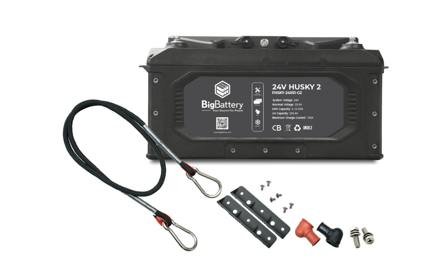 Big Battery 24V 3X HUSKY 2 KIT – Victron - K0702