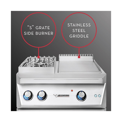 Twin Eagles 30" Breakfast Club Gas Burner W/ Griddle - TEBC30-CL