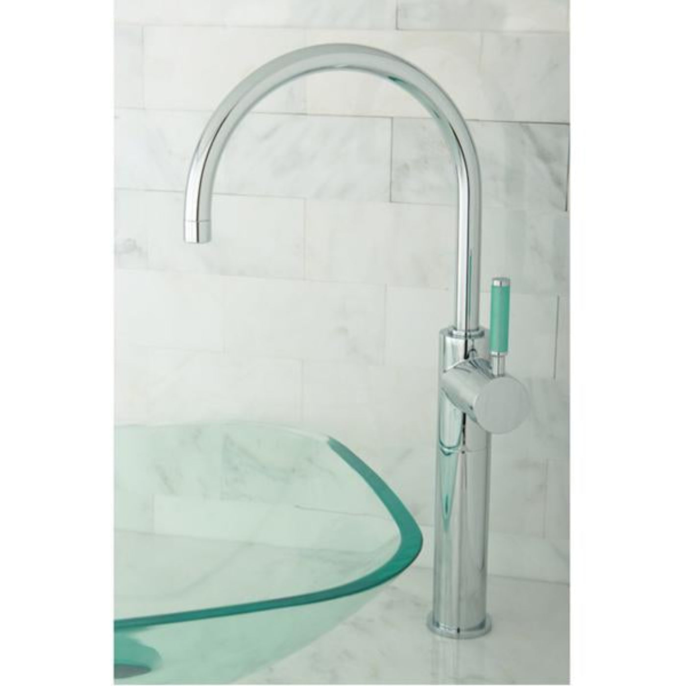 Eden Bath Kingston Brass Green Eden Single Handle Vessel Sink Faucet without Plate and Pop-up - FS8038DGL