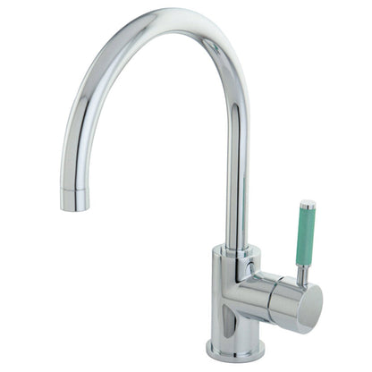 Eden Bath Kingston Brass Green Eden Single Handle Vessel Sink Faucet without Pop-up and Plate - FS8231DGL
