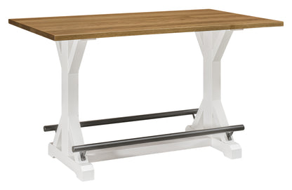 QW Amish Fenway Trestle Pub Table - 235P-FENWAY