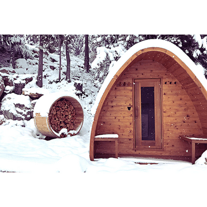 Dundalk LeisureCraft 5' Clear Cedar Firewood Storage - 250F