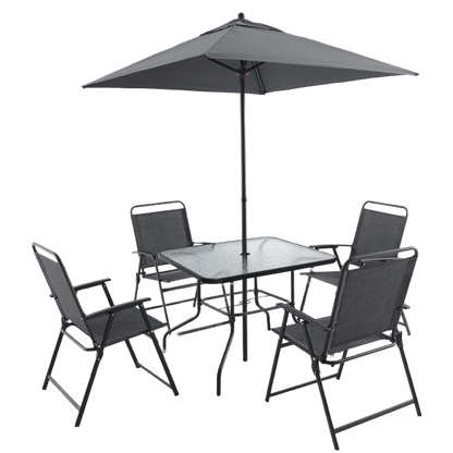 Chery Industrial Sling Folding Dining Set - AOTOFFDS00001