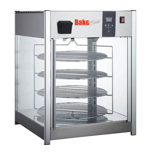 BakeMax 25-1/2" Titan Series Pizza Warmer Display Case, Countertop, 1700 watts - BMPW418
