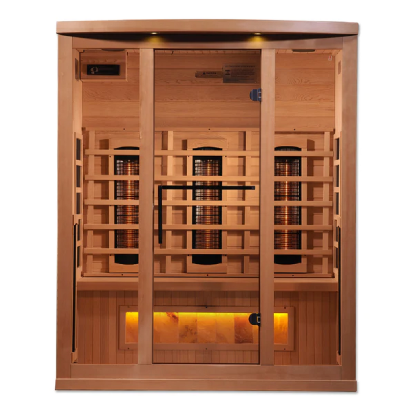 Golden Designs Full Spectrum Infrared Sauna with Himalayan Salt Bar - Reserve Edition