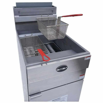 Saba - GF85-N Commercial 21" 85 lb. Fryer Natural Gas - GF85-N