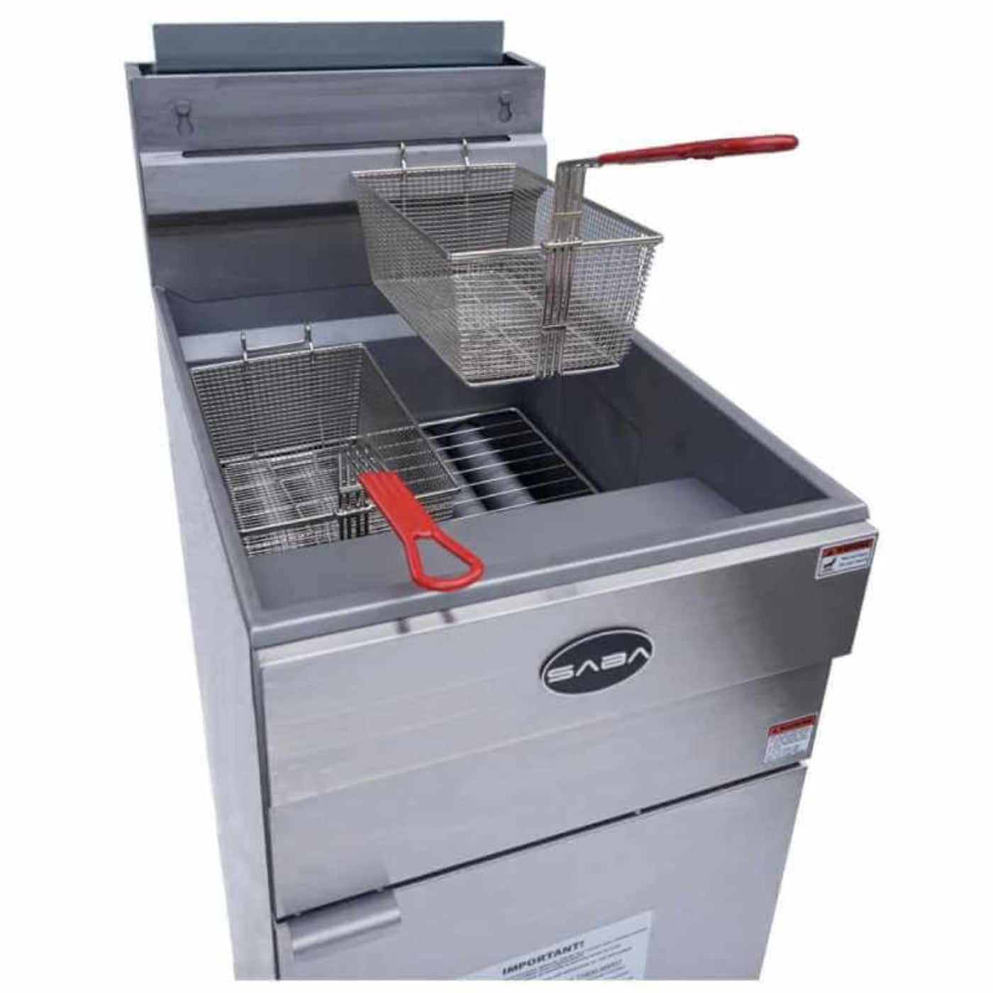 Saba - GF45-P Commercial 16" 45 lb. Capacity Fryer Liquid Propane - GF45-P