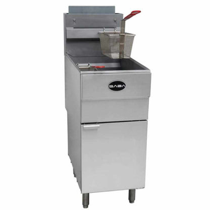 Saba - GF45-P Commercial 16" 45 lb. Capacity Fryer Liquid Propane - GF45-P
