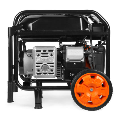 WEN GN5600 5,600-Watt Portable Generator with Wheel Kit, 224cc, Transfer-Switch, and RV-Ready - GN5600