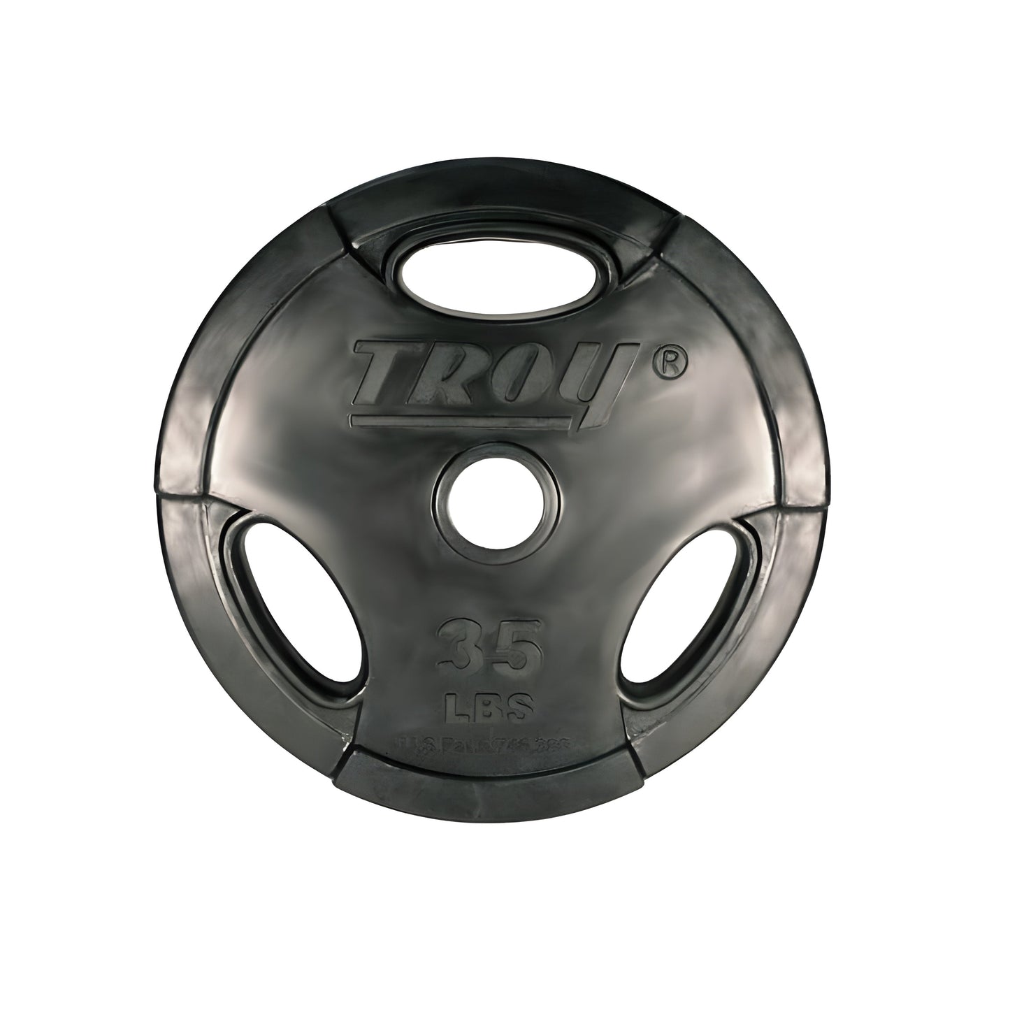 TROY  Rubber Encased Olympic Grip Plate 255lb Set - GO-R_255lb Set