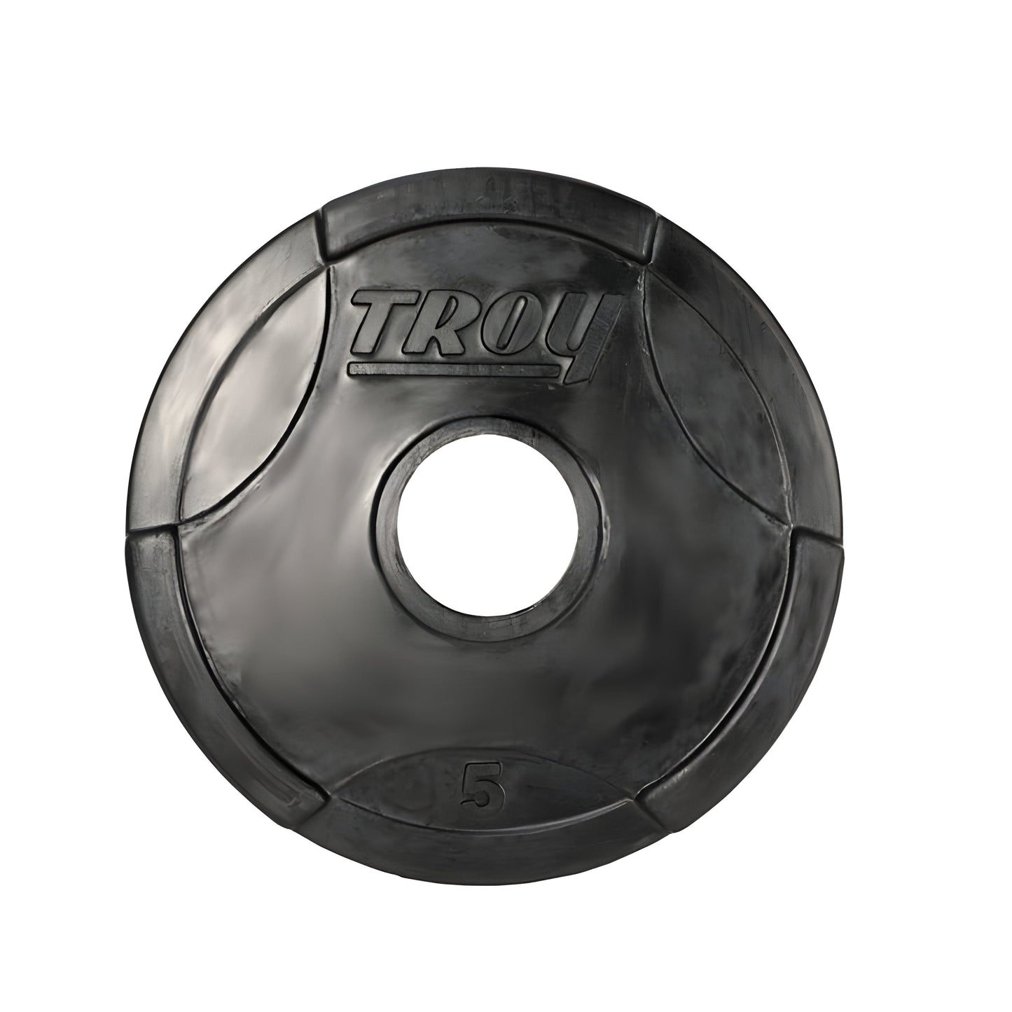 TROY  Rubber Encased Olympic Grip Plate 255lb Set - GO-R_255lb Set