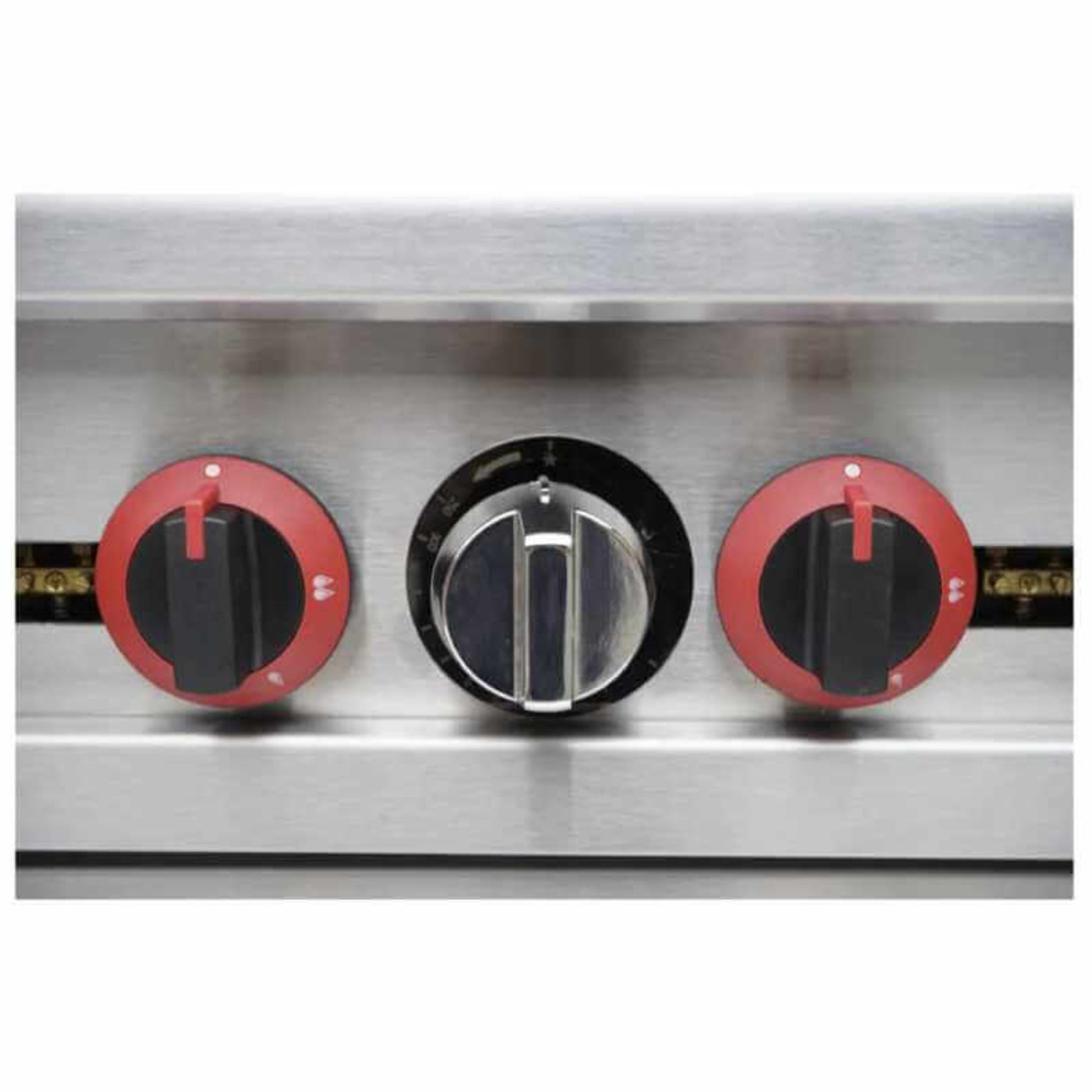 Saba - GR60-GS24, Commercial 60" 6 Burner 24" Griddle Oven Range Natural Gas - GR60-GS24