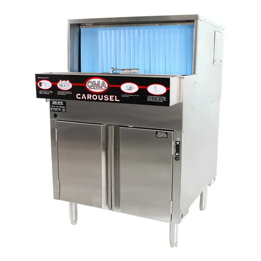 CMA Dishmachine GW-100 Low Temperature Chemical Sanitizing Undercounter Glasswasher with ScrapTrap, 1 Phase, 115V, 60 Hz