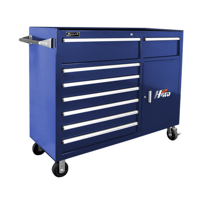 Homak  56" H2Pro 8 Drawer with 2 Drawer Comp Roller Cabinet - BK04056082