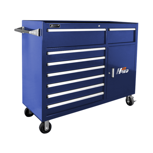 Homak  56" H2Pro 8 Drawer with 2 Drawer Comp Roller Cabinet - BK04056082