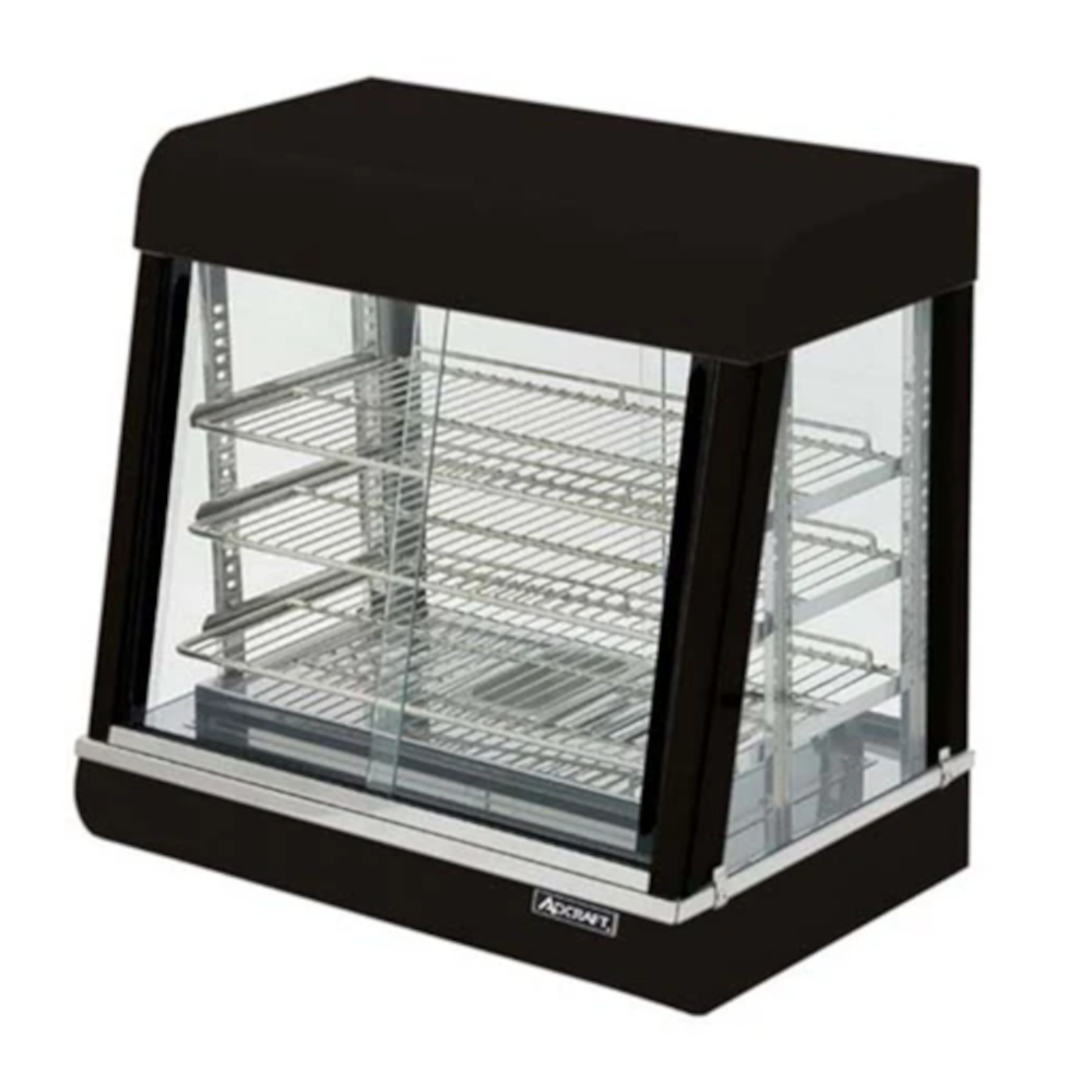 Adcraft HD-26 Electric 26" Countertop Heated Display Case with 3 Adjustable Shelves - 1500 Watts - HD-26