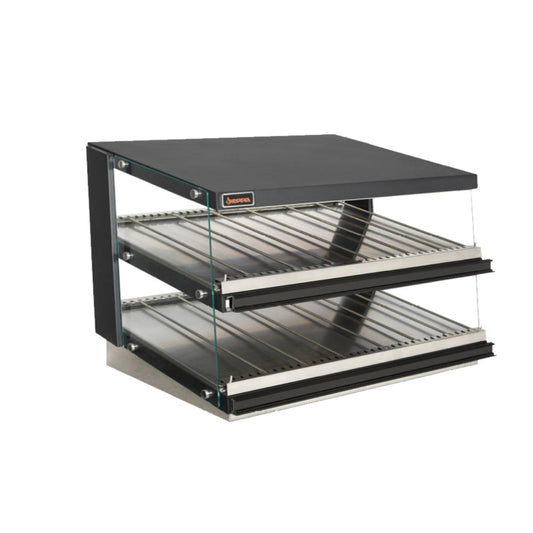 Sierra - SHDM-44PT, 44" Heated Display Merchandiser, with Tempered glass sides - SHDM-44PT