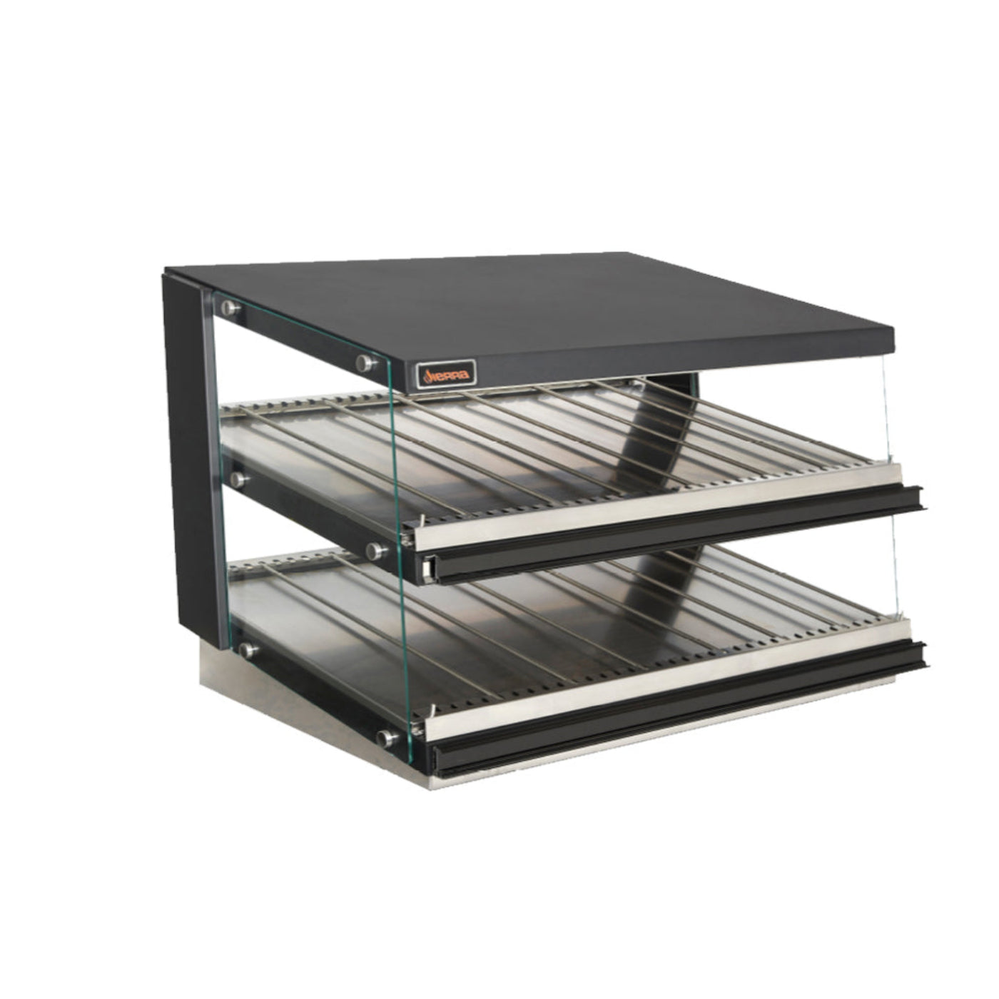 Sierra - SHDM-38PT,  38" Heated Display Merchandiser, with Tempered glass sides - SHDM-38PT