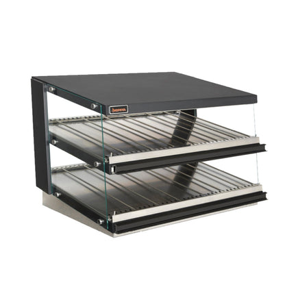 Sierra - SHDM-50PT, 50" Heated Display Merchandiser, with Tempered glass sides - SHDM-50PT