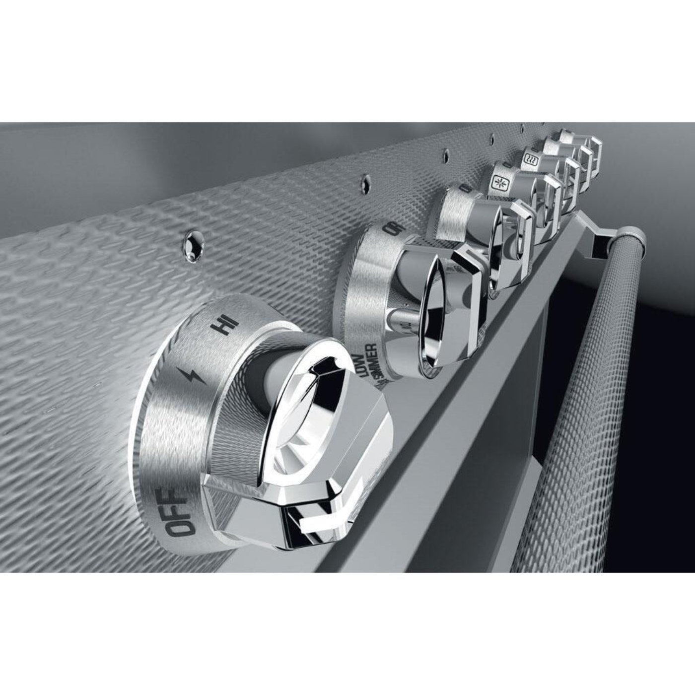 Hestan 36 Inch 4 Burner with Griddle Dual Fuel Range - KRD365-NG