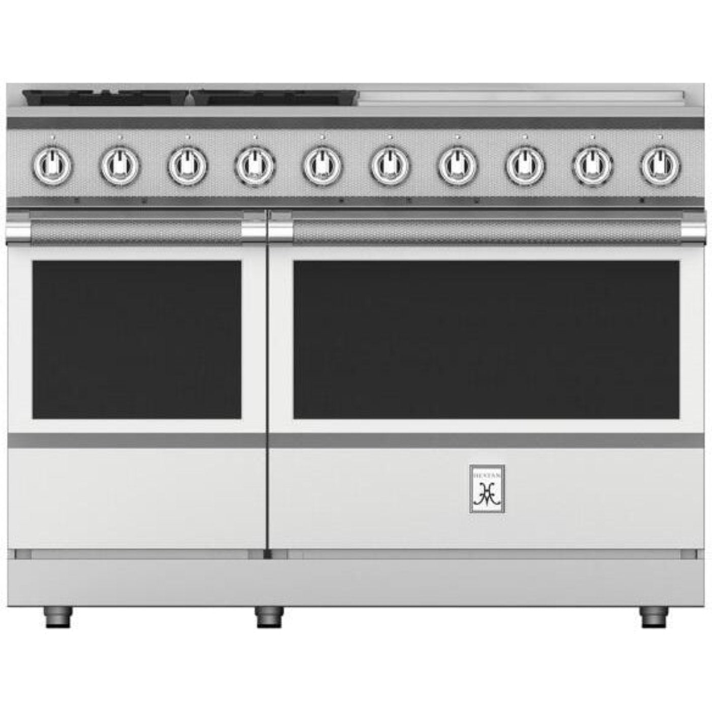Hestan 36 Inch 4 Burner with Griddle All Gas Range - KRG364GD-NG