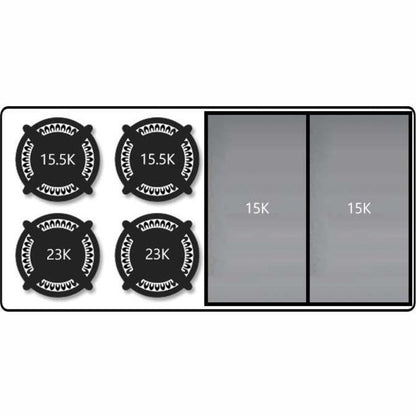 Hestan 48 Inch 4 Burner with 24 Inch Griddle Rangetop - KRT484GD-NG