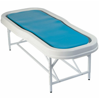 Touch America Stationary Neptune Wet Table and 8-Head Vichy Shower Deluxe Package - 82030+22003-0100