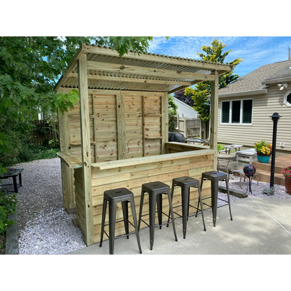 Taverns To Go 8' x 5' Backyard Bar