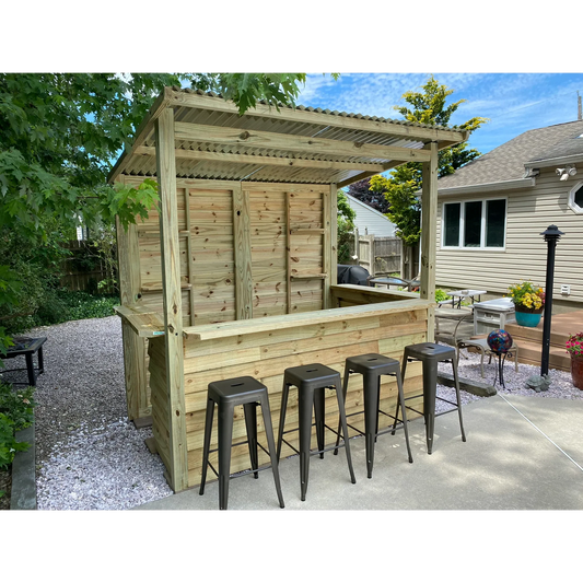 Taverns To Go 8' x 5' Backyard Bar