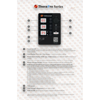 Therasage TheraPro - PEMF/Infrared/Red Light Pad (Large)