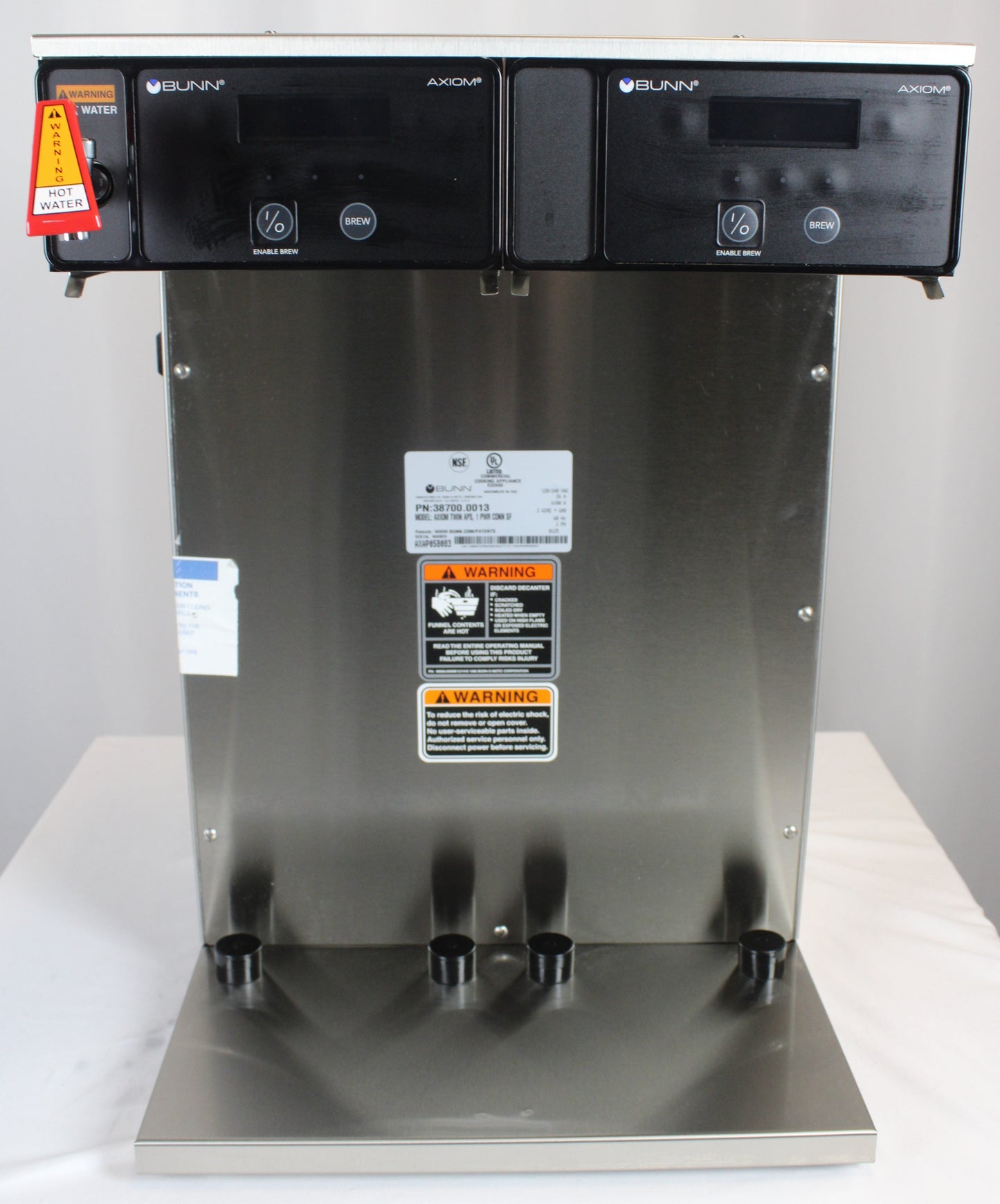 *Used* Bunn 38700.0013 AXIOM TWIN APS 15 Gallons P/H Airpot Coffee Brewer - 3111UBU387000013