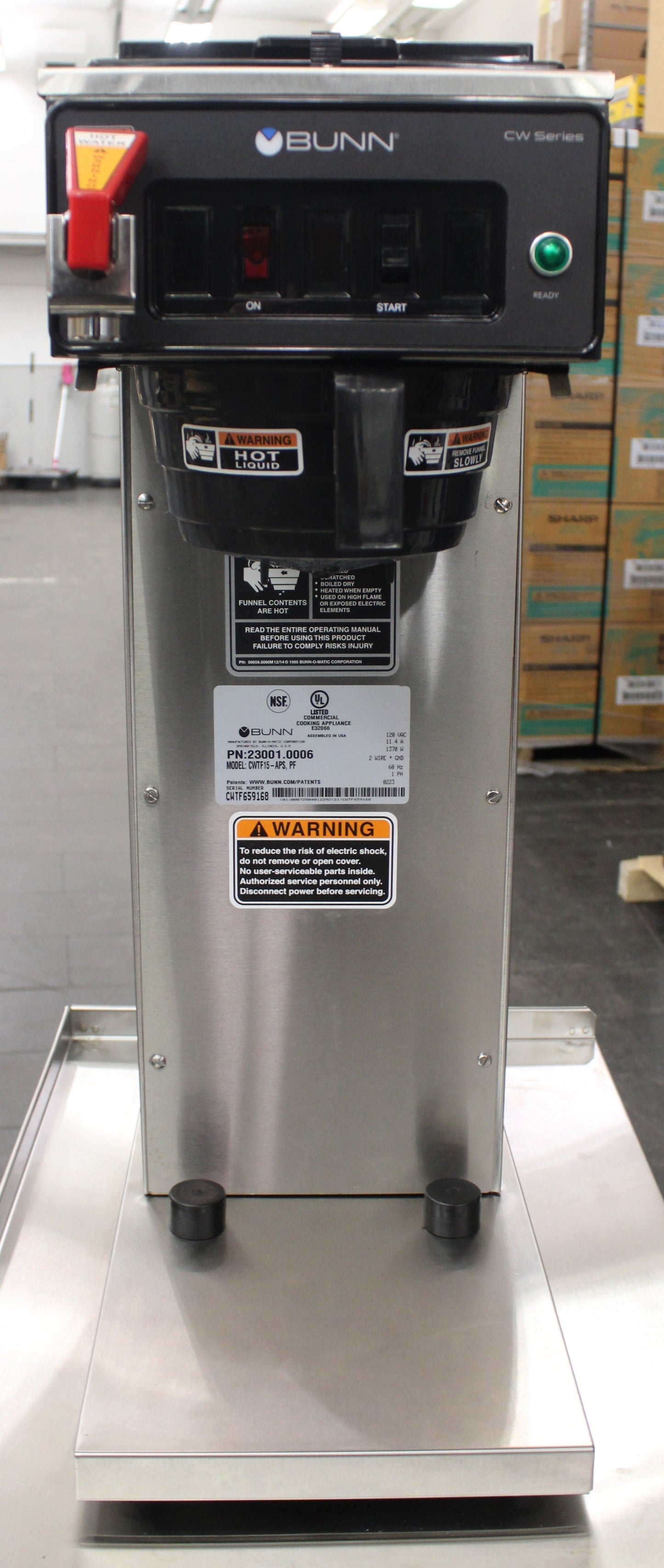 *Ding & Dent* Bunn 23001.0006 CWTF15-APS Automatic Airpot Coffee Brewer - 1620DDBU230010006