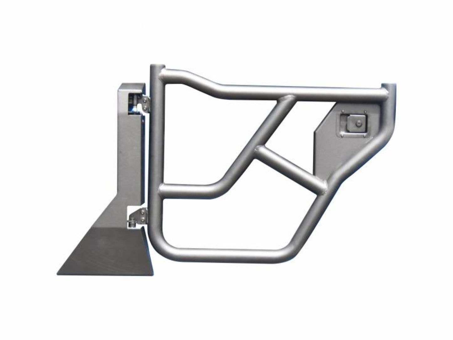 Black Horse Tubular Front Doors - BLKTFDFB21