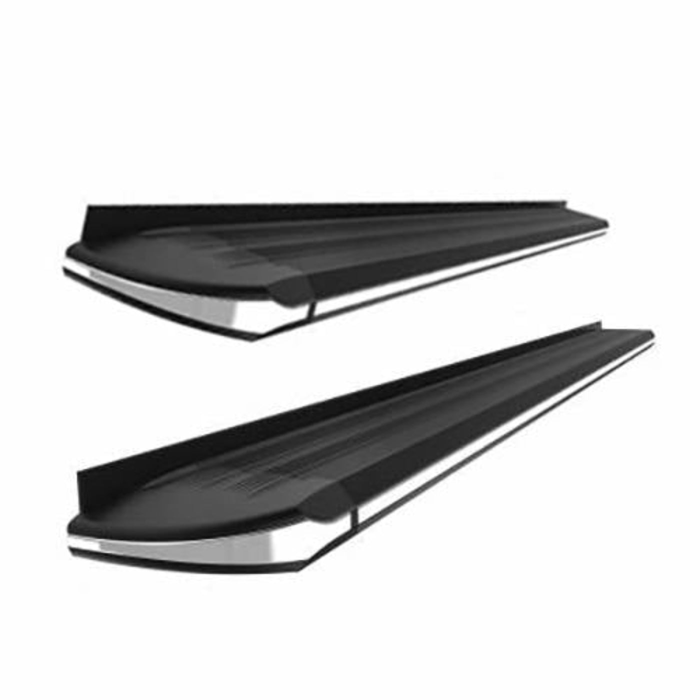 Black Horse Exceed Running Board Black - BLKEXF1270