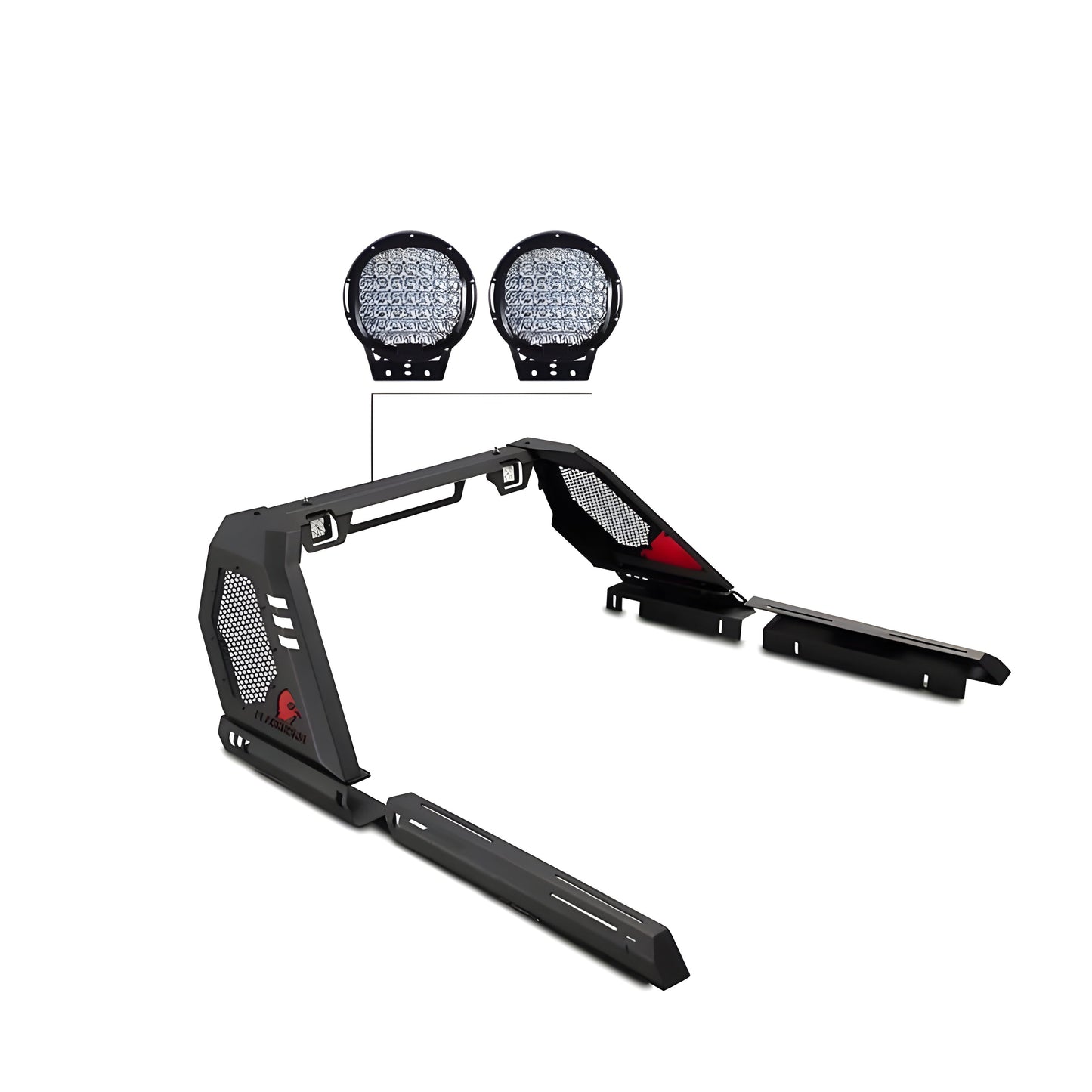 Black Horse VIRB09B-PL69B Black Horse Vigor Roll Bar Kit -  BLKRB09BPL69B