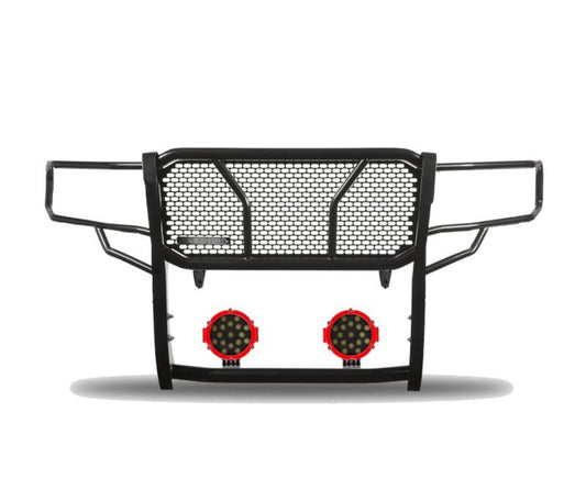 Black Horse  RU-DORA19-B-PLR Black Horse Rugged Heavy Duty Grille Guard Kit -  BLKRUDORA19BP