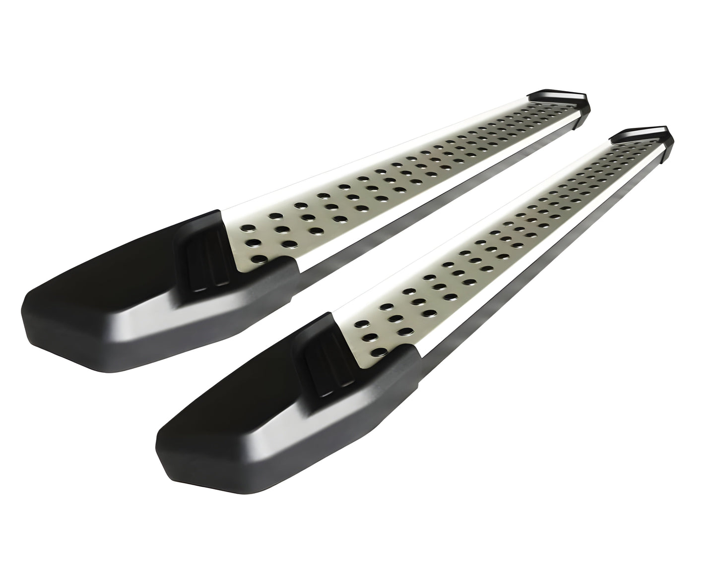 Black Horse Aluminum Vortex Running Boards - BLKVOF1179