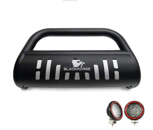 Black Horse Bull Bar Kit - BLKBBFOB2801R