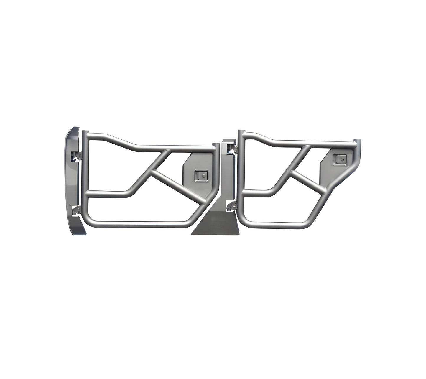 Black Horse TFRDFB21 Black Horse Tubular Front & Rear Doors - BLKTFRDFB21