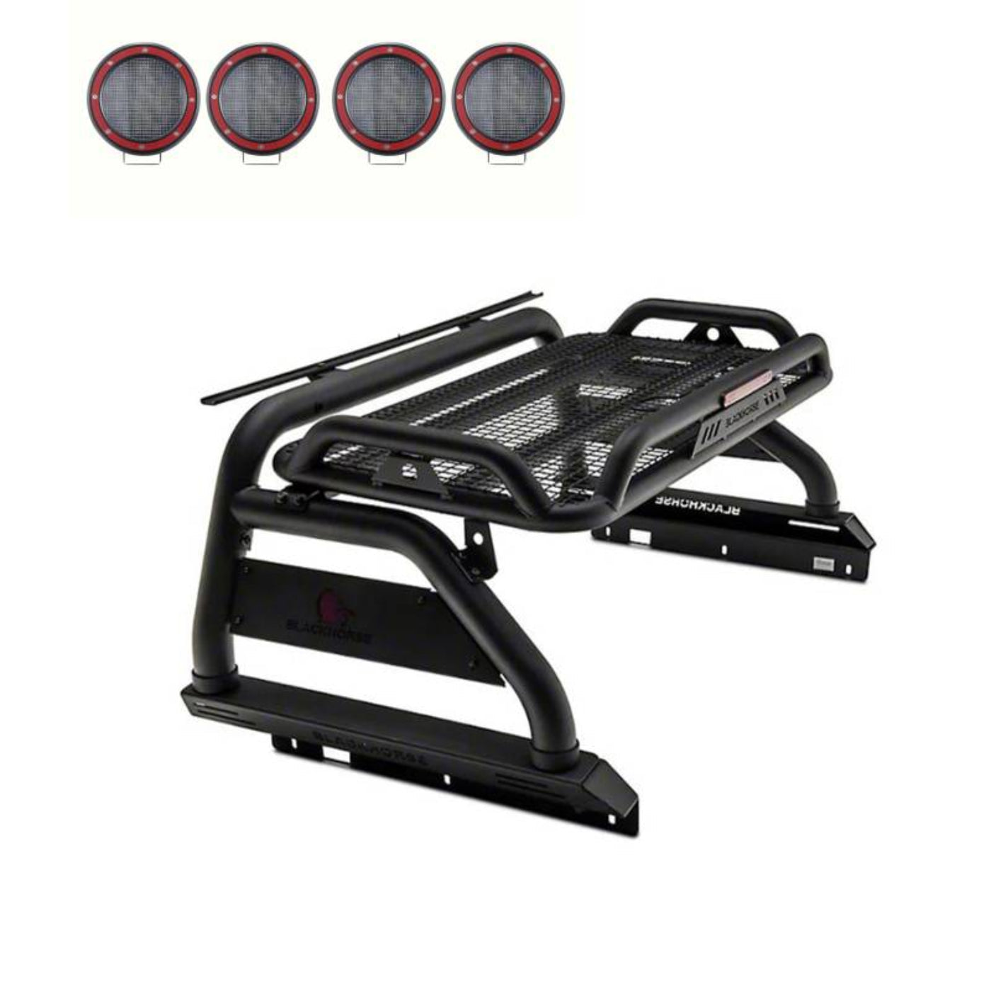 Black Horse Atlas Roll Bar Kit - BLKATRB7BPLFR