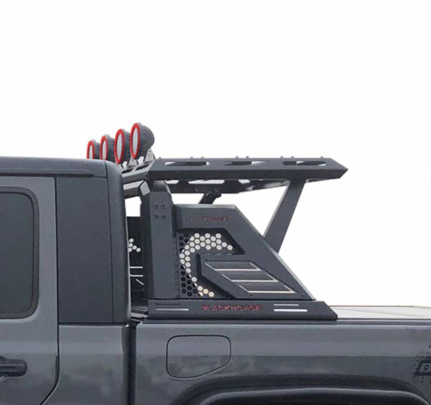 Black Horse AR2-05BA3-PLFR Black Horse Armour Ii Roll Bar W/Basket Kit - BLK205BA3PLFR