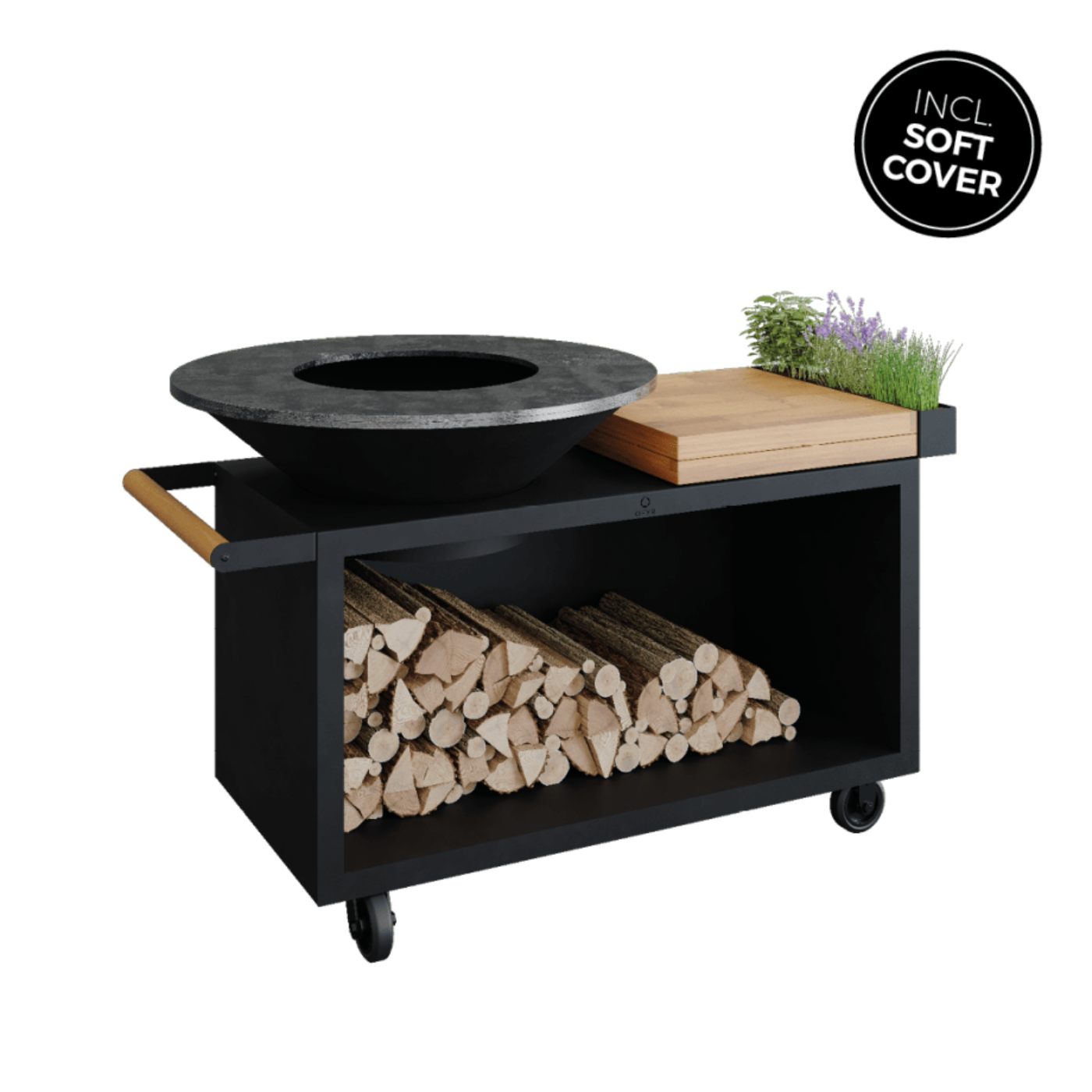 OFYR Island Black 100 PRO Teak Wood - OIB-100-PRO-TW