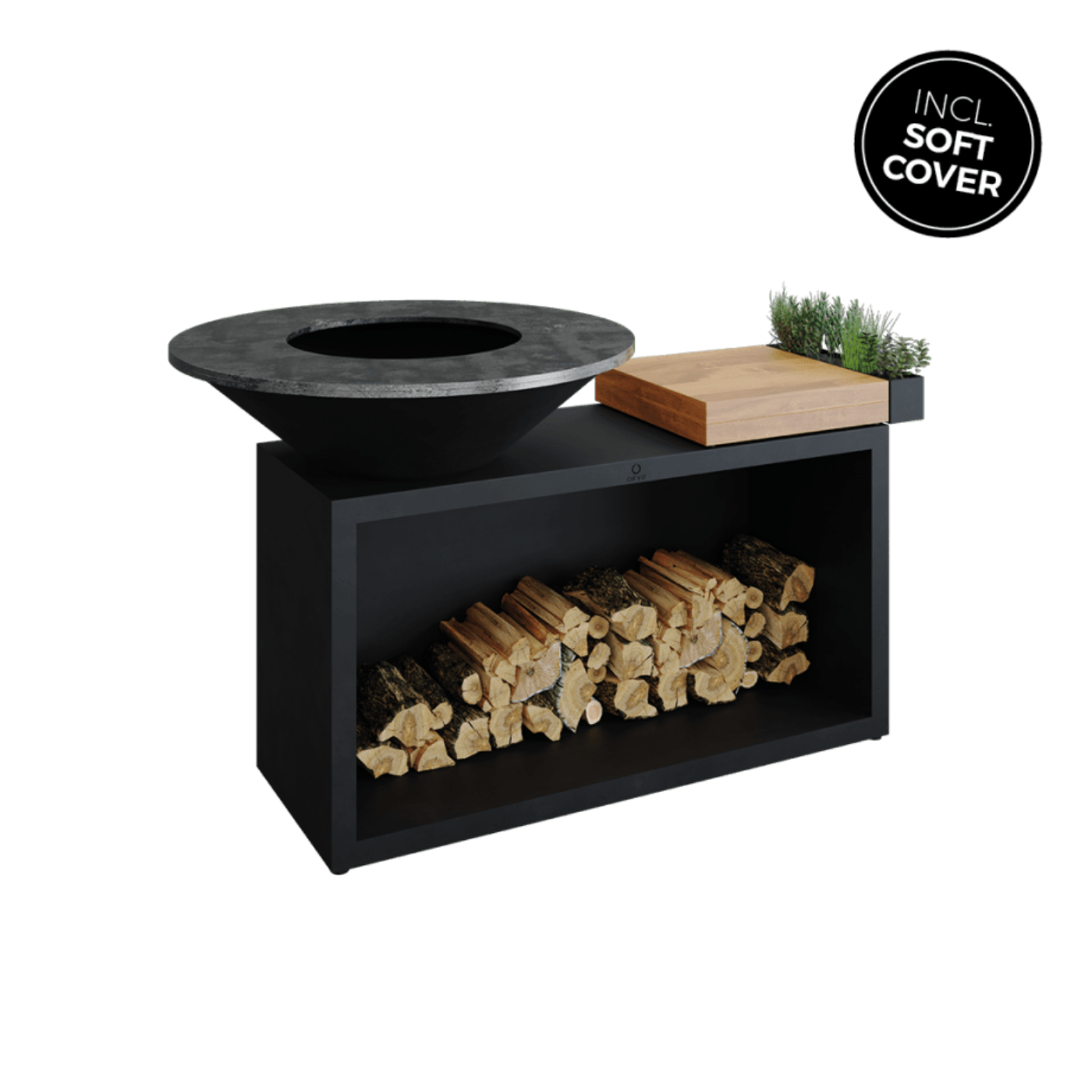 OFYR Island Black 100 Teak Wood - OIB-100-TW