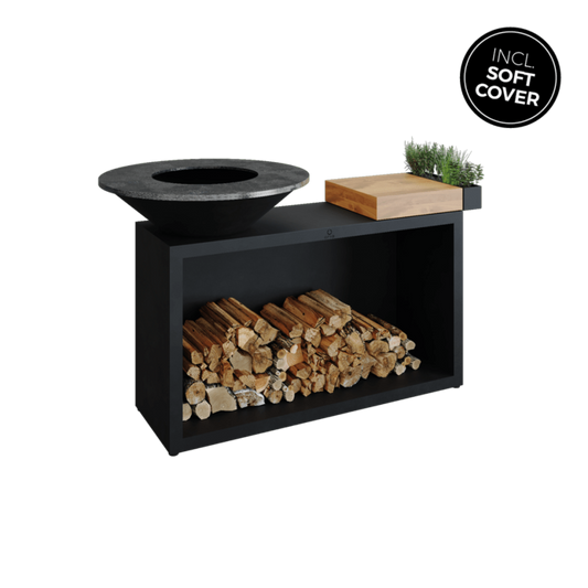 OFYR Island Black 85 Teak Wood - OIB-85-TW