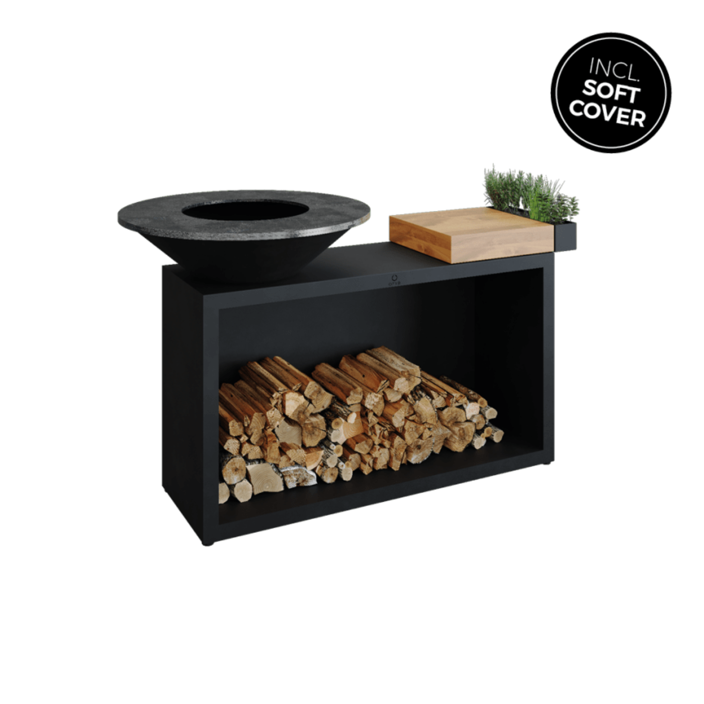 OFYR Island Black 85 Teak Wood - OIB-85-TW