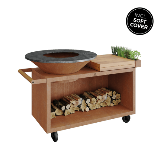 OFYR Island Corten 100 PRO Teak Wood - OI-100-PRO-TW