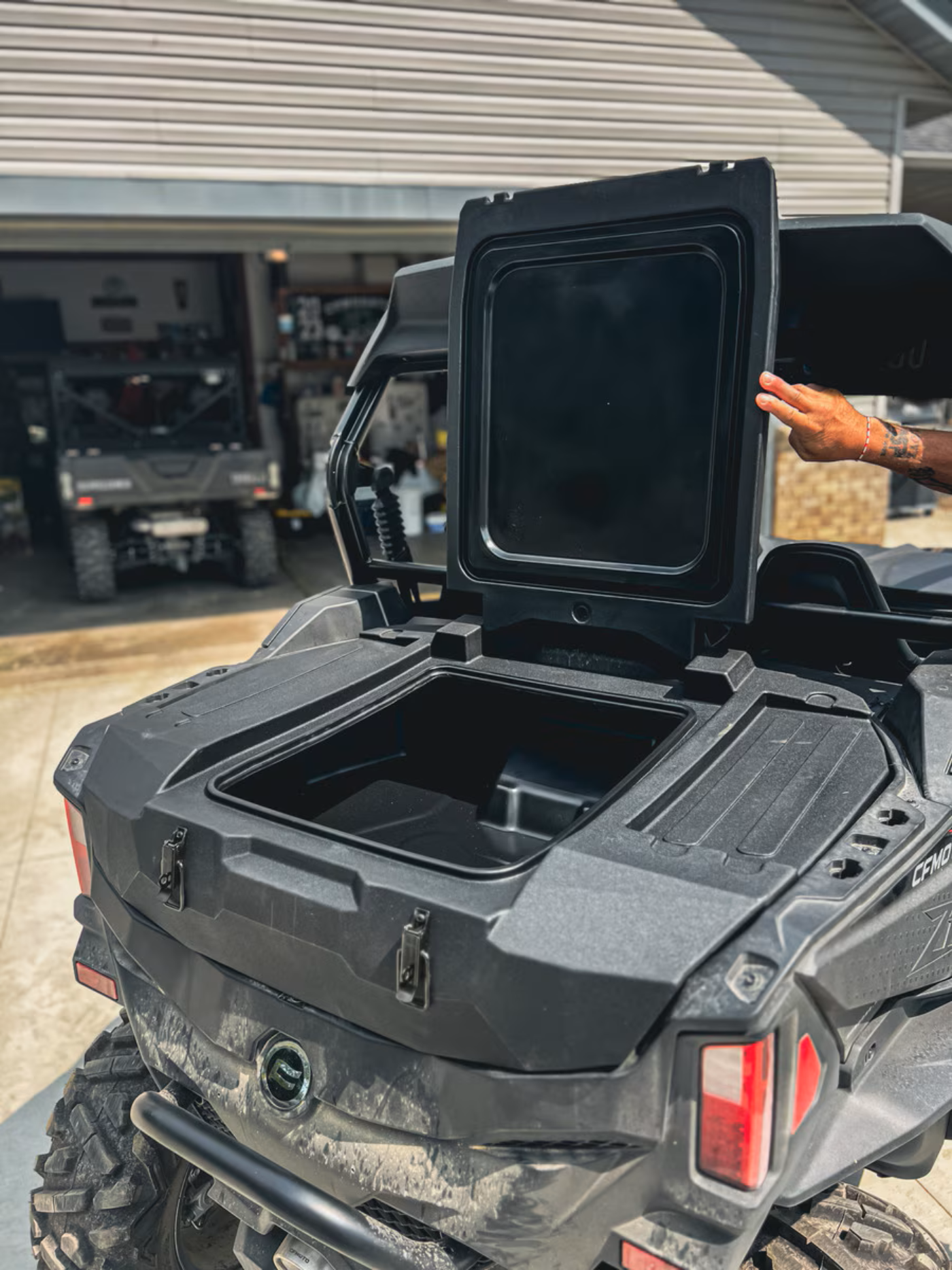 MotoAlliance Highlands UTV Rear Cargo Box for CFMoto ZForce 800 Trail & 950 Sport New  - JC11162_ZFORCE