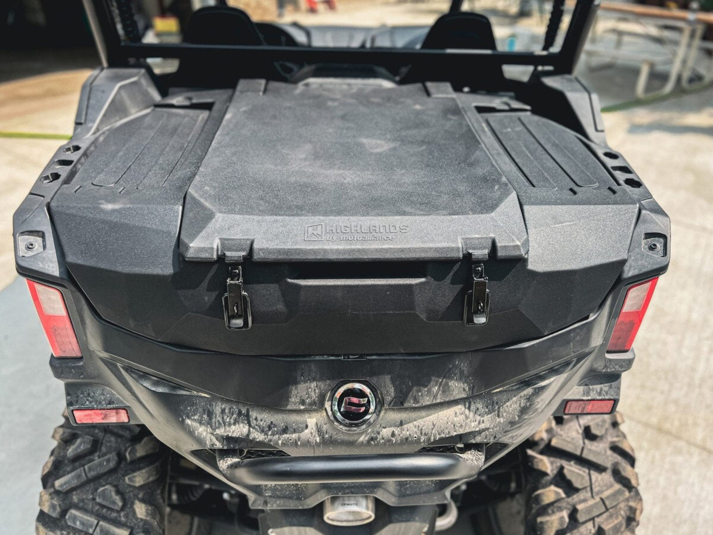 MotoAlliance Highlands UTV Rear Cargo Box for CFMoto ZForce 800 Trail & 950 Sport New  - JC11162_ZFORCE